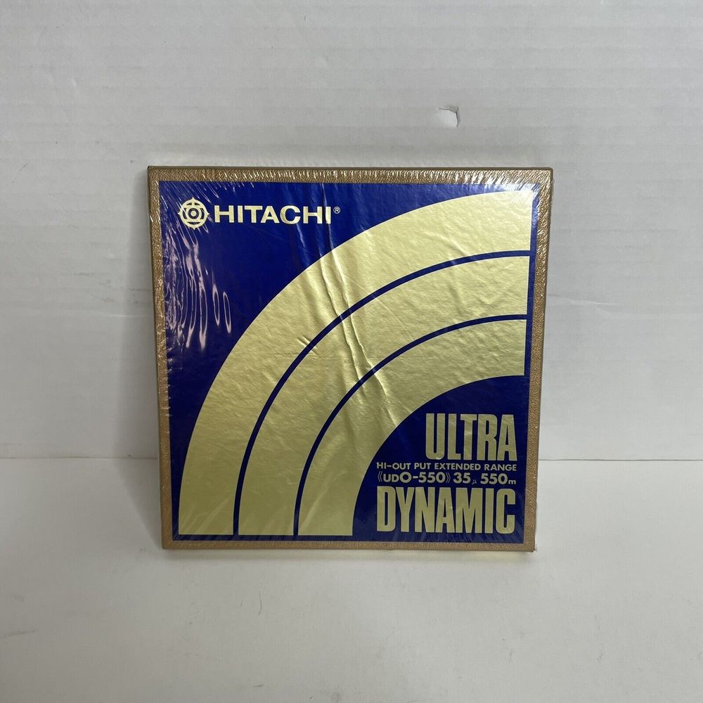 New Hitachi Ultra Dynamic UD0-550, 35 Microns, 550m, Vintage Reel Tape, Sealed
